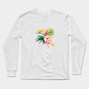 Tropical flowers Long Sleeve T-Shirt